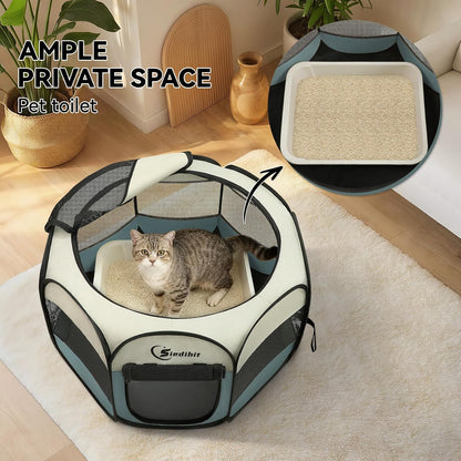 Dog Cat Playpen,Puppy Pet Playpen Indoor