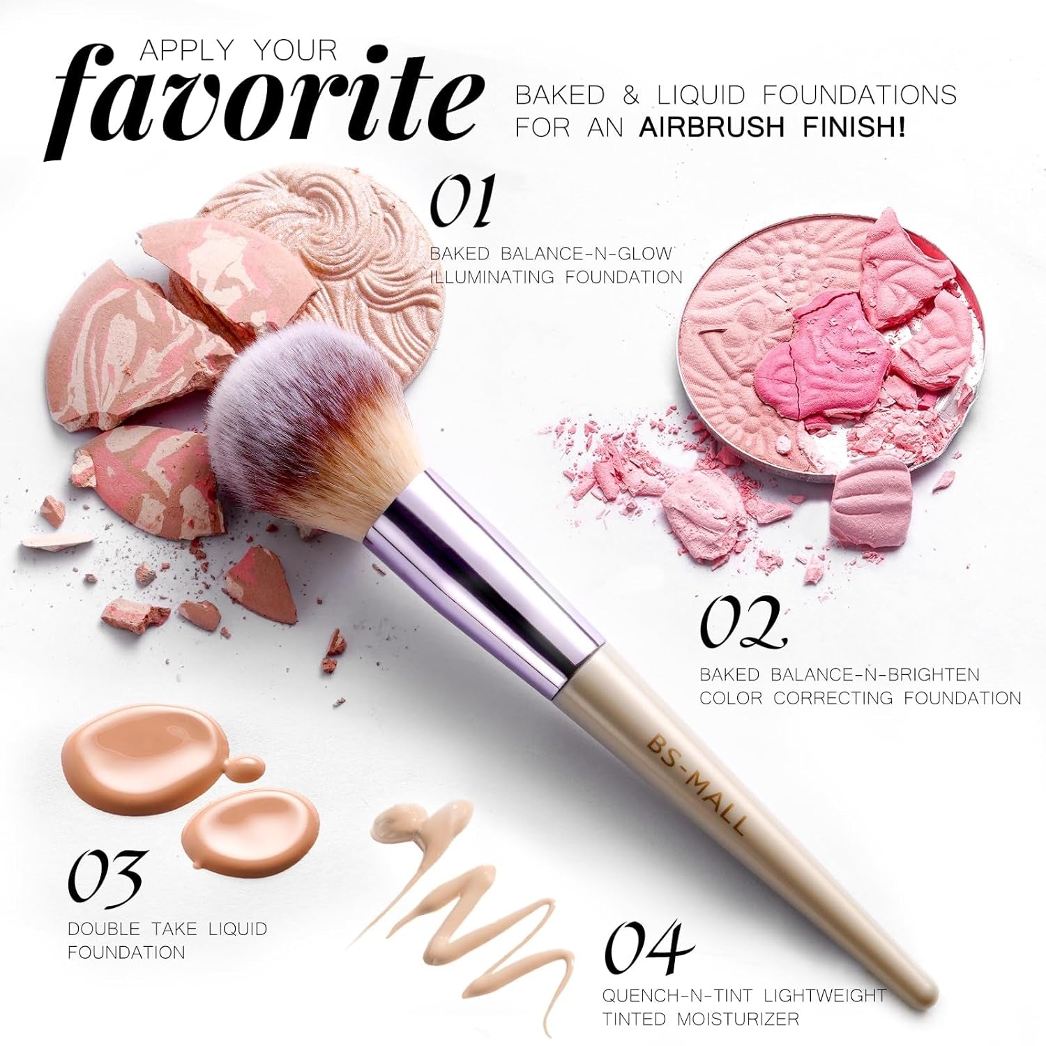 Makeup Brush Set18 Pcs Premium Synthetic