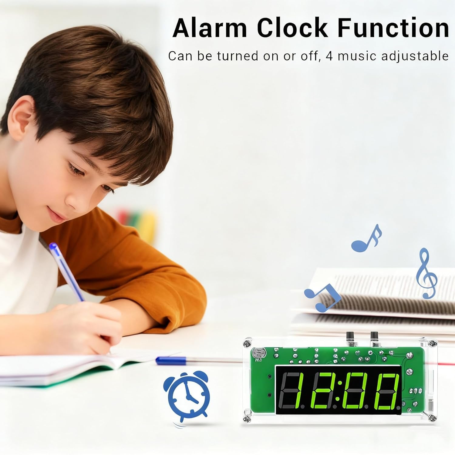 4Digit DIY Digital Clock Kit and Acrylic