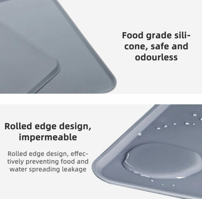 Silicone Pet Food Mat Waterproof NonSlip