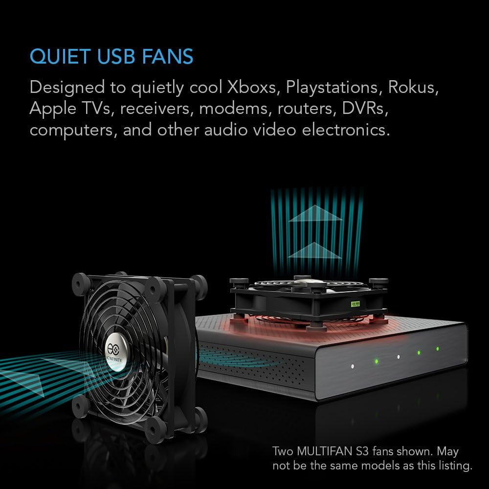 MULTIFAN S7, Quiet Dual 120Mm USB Fan