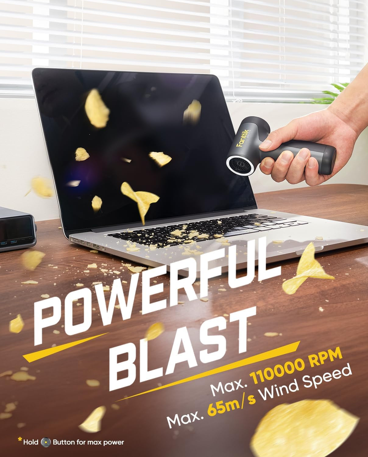 B10 Pro Electric Air Duster, 110000RPM 