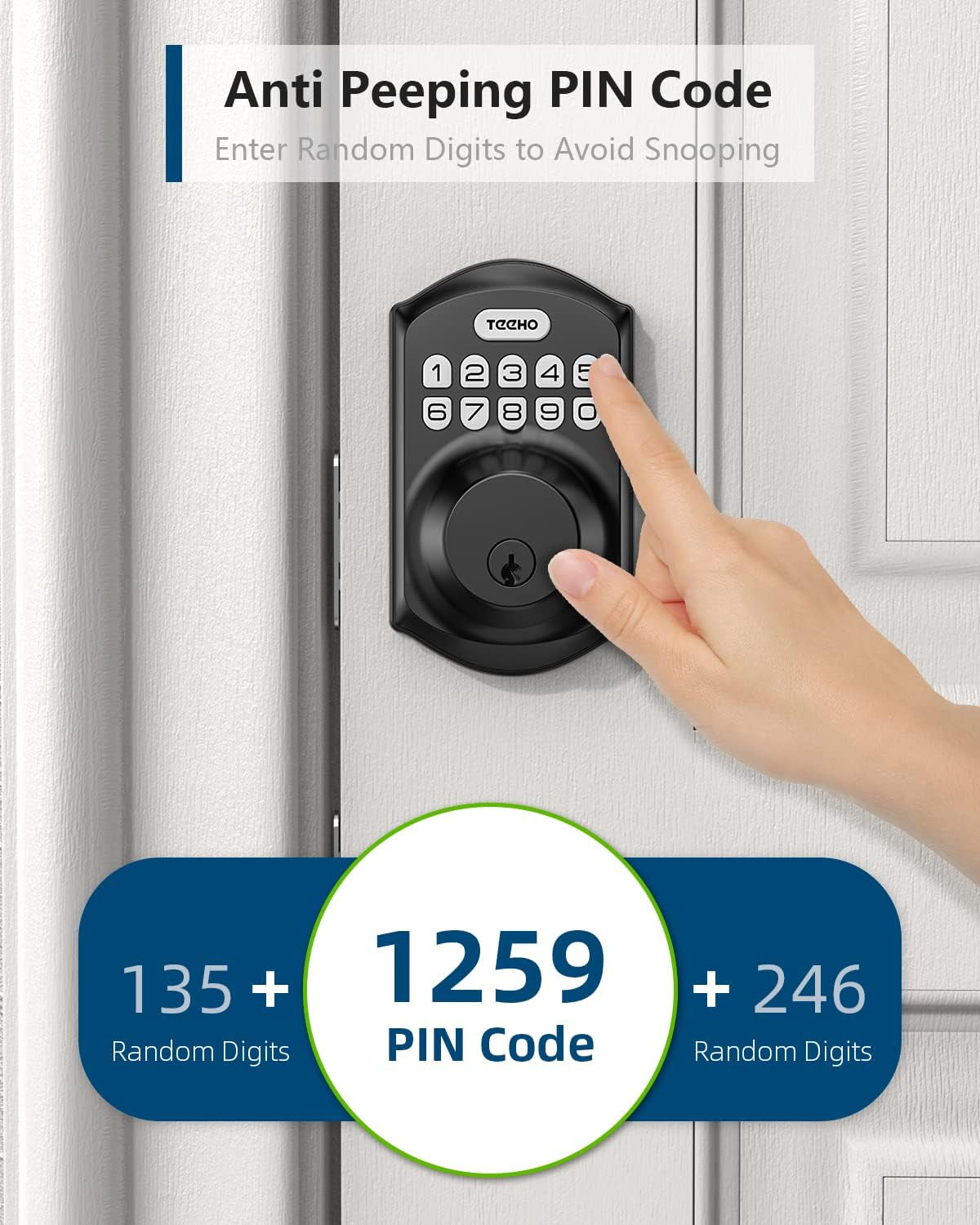 TE001 Keyless Entry Door Lock withKeypad