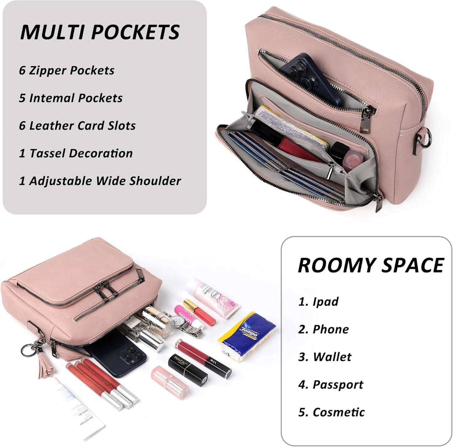 Crossbody Bag for Women Trendy Crossbody