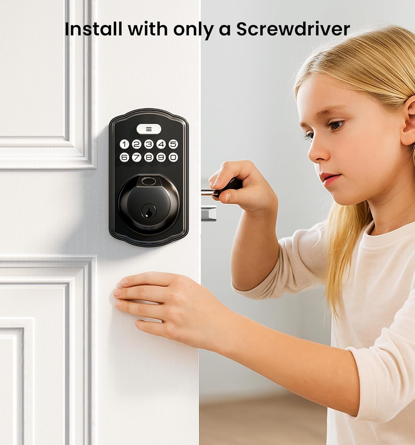KS02A Fingerprint Keyless Entry Door Lock