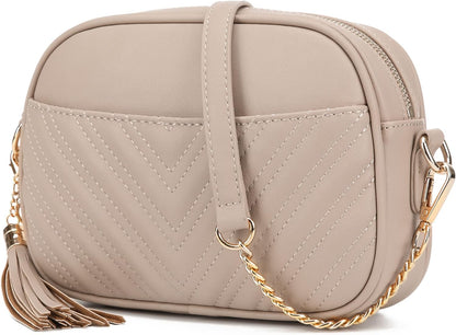 Quilted Crossbody Bag | Shoulder Purse.