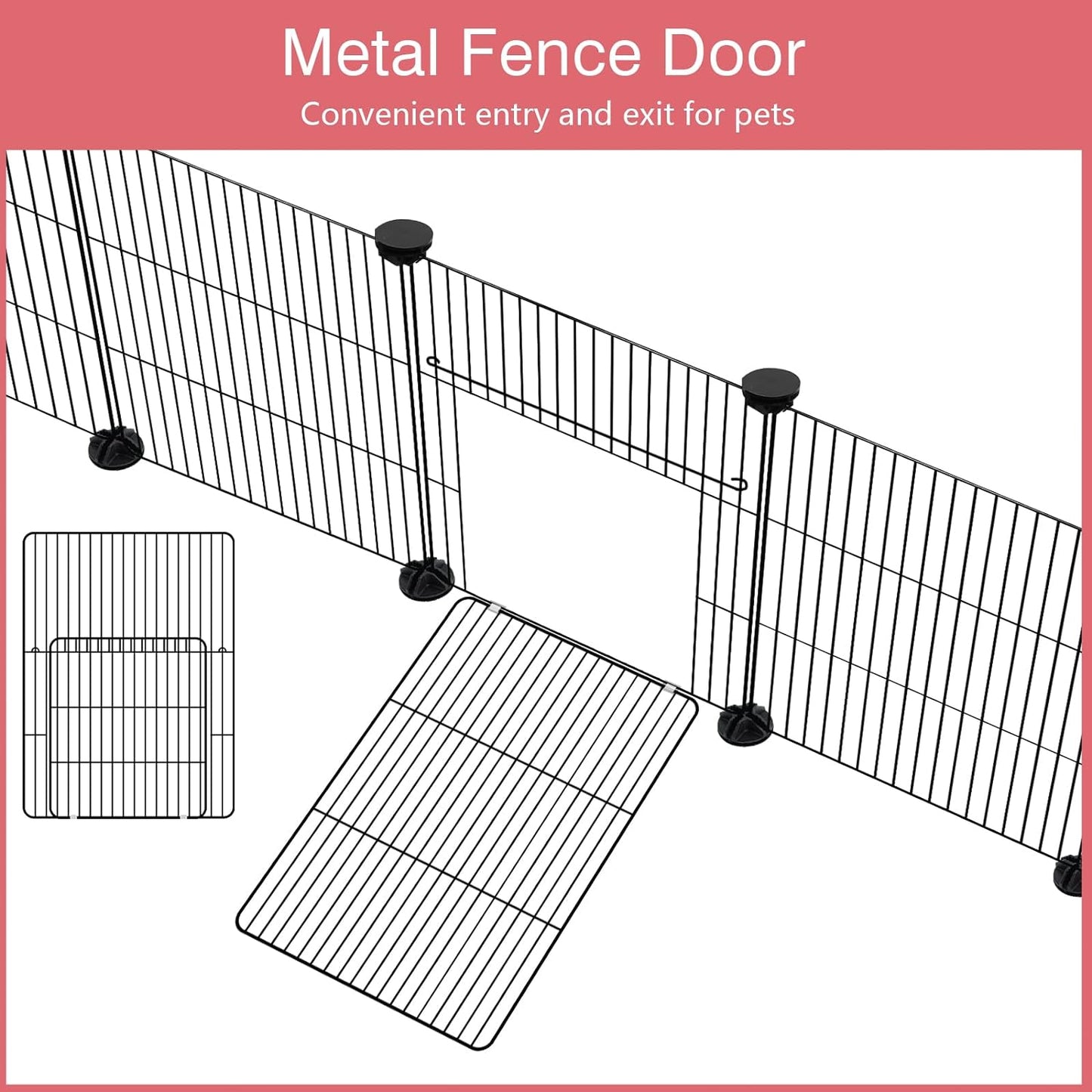 12 Panels Small Animal Playpen, 48" 