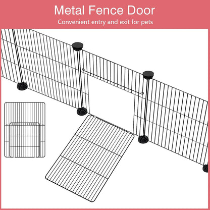 12 Panels Small Animal Playpen, 48" 