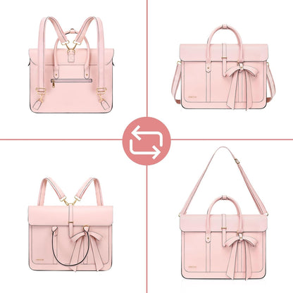 Laptop Bag for Women, 15-15.6 Inch PU 