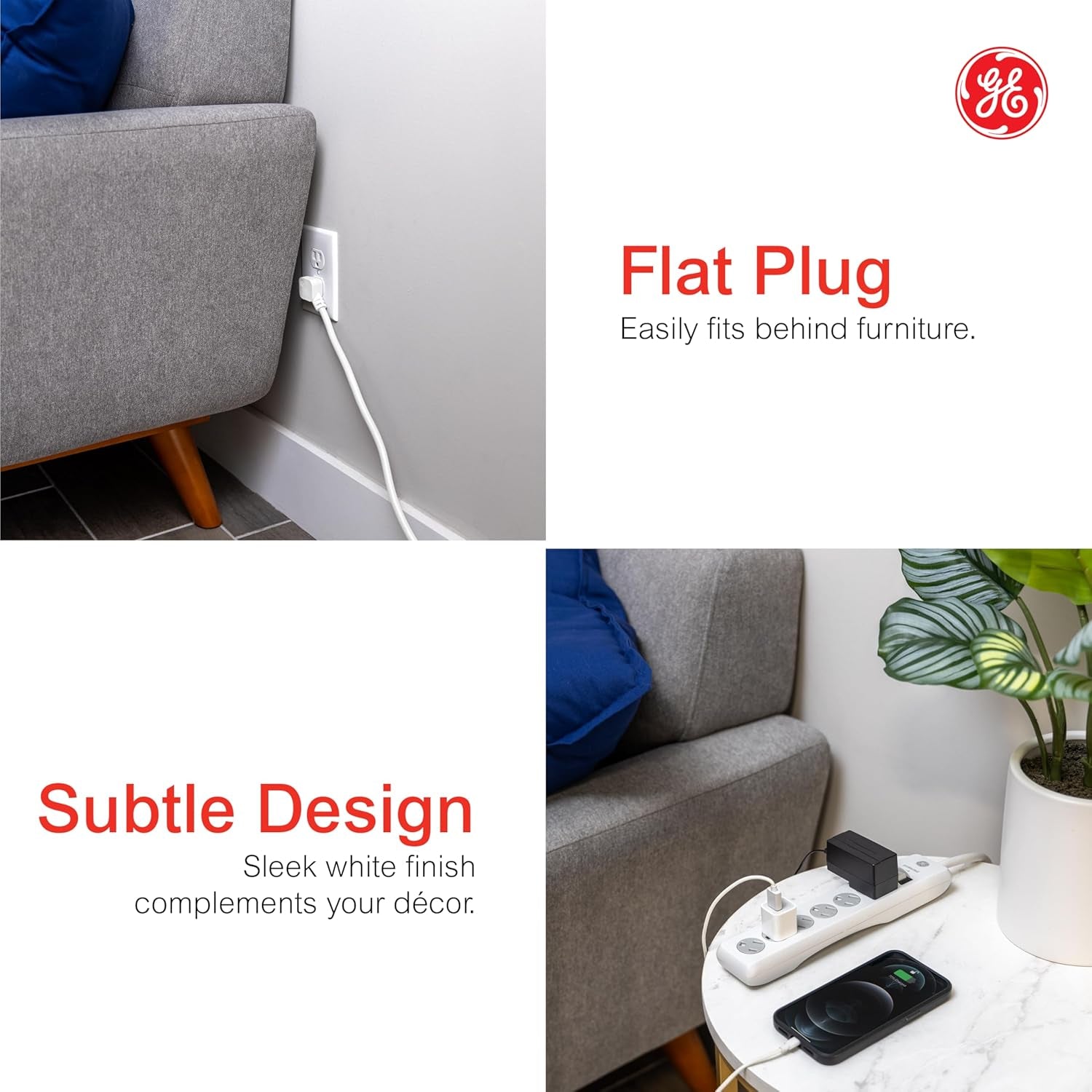 Sur Protector Power Strip 10 Ft Extension