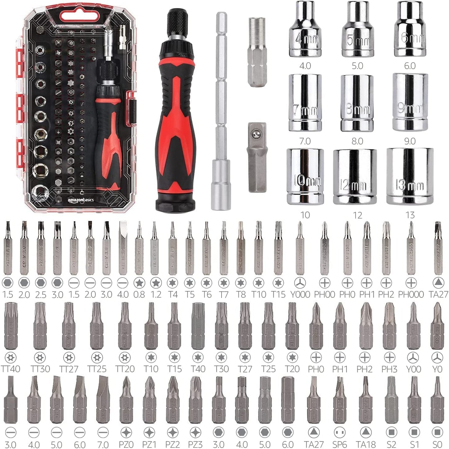 Basics Magnetic Ratcheting Wrench 