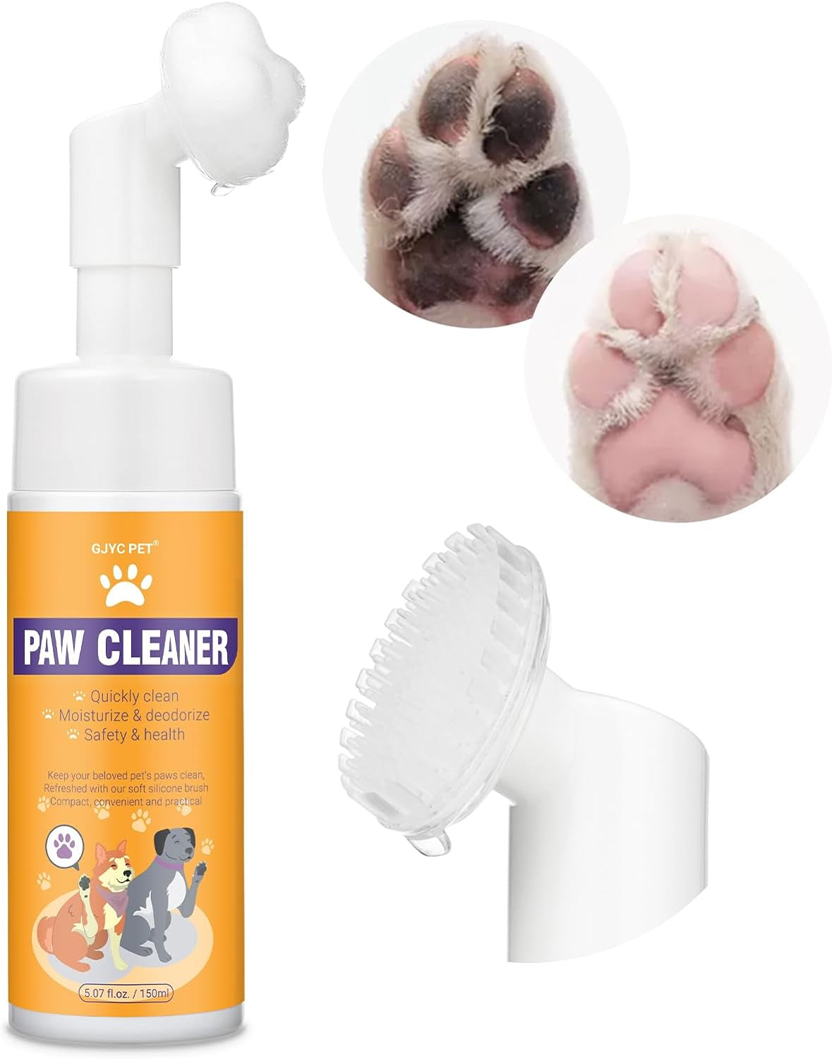 Paw Cleaner for Dogs and Cats,Magic Foam