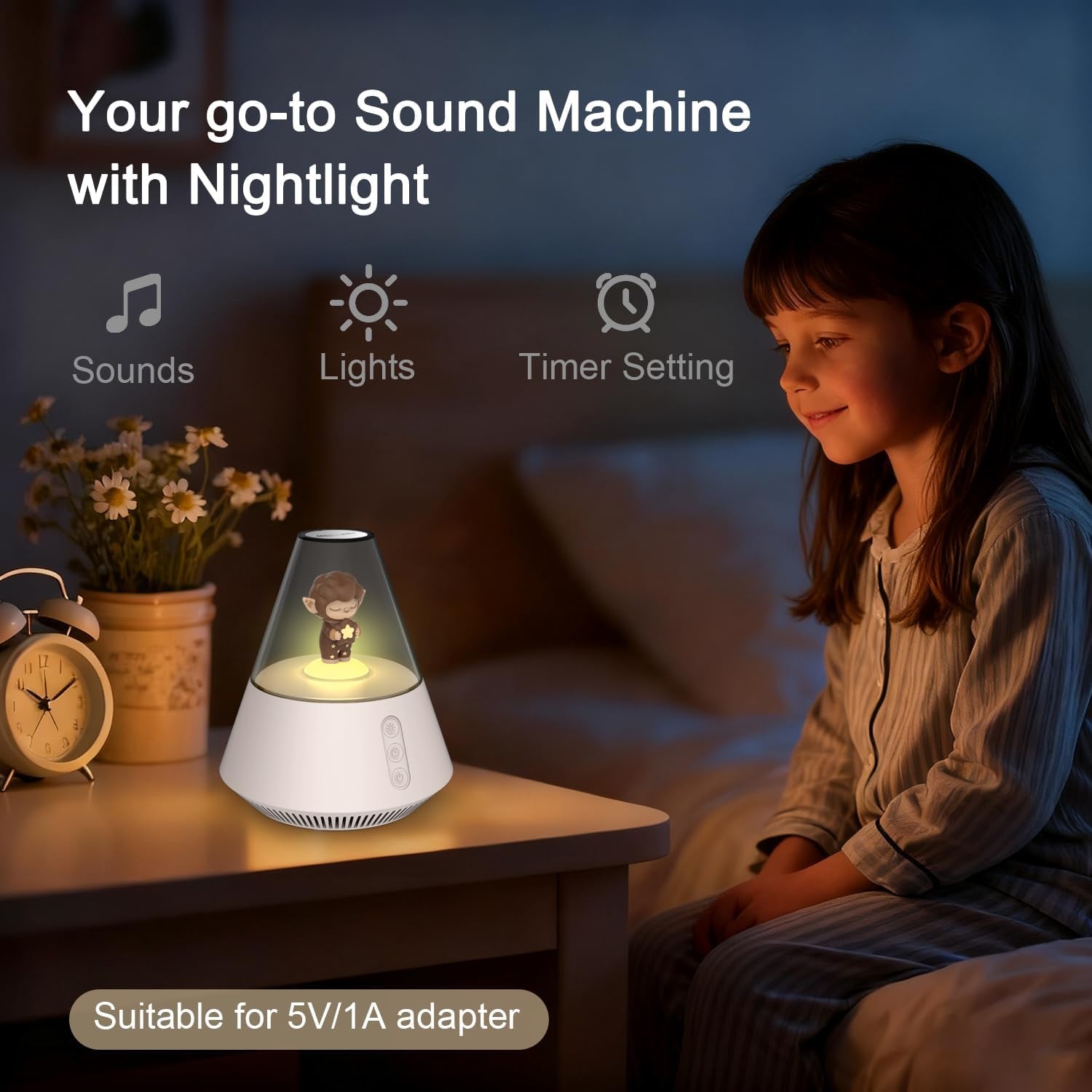 Baby & Kids Sound Machine with Night 