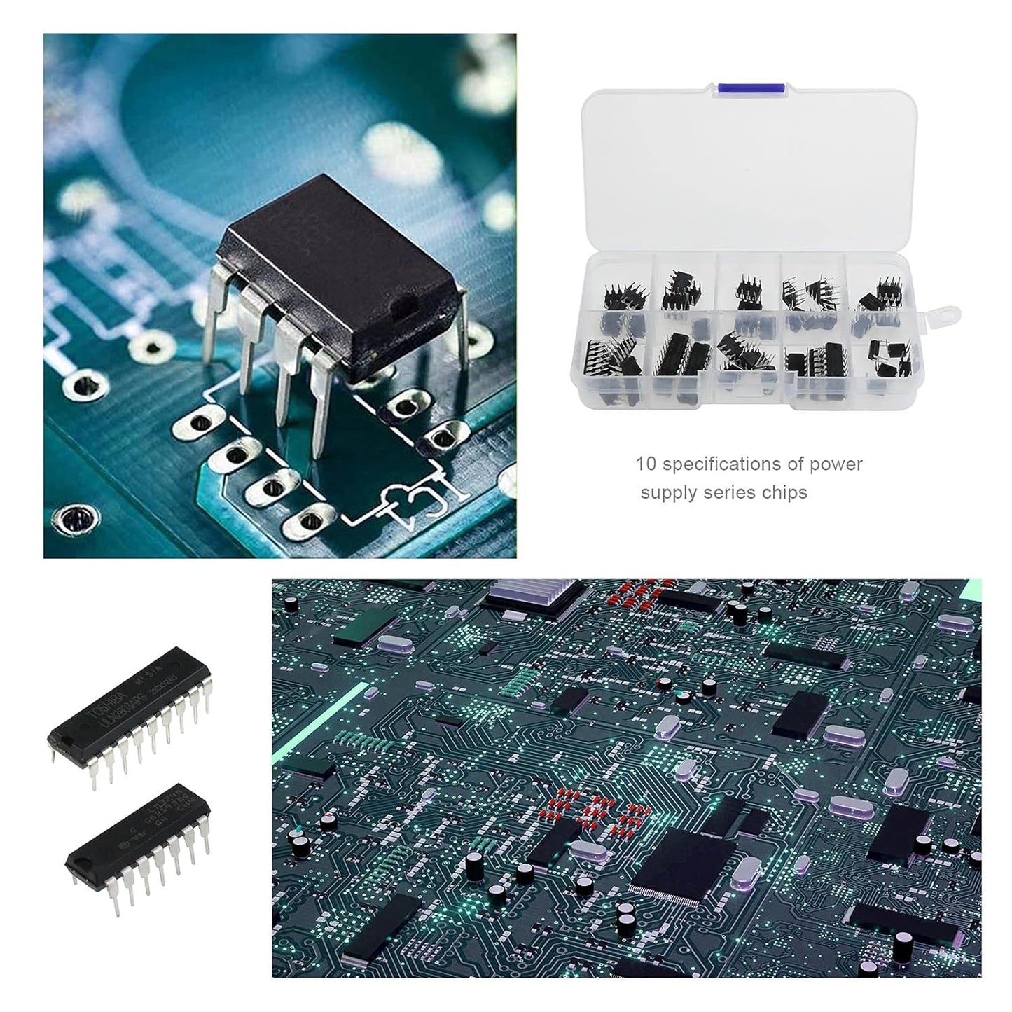 50Pcs 10 Types Integrated Circuit Chip
