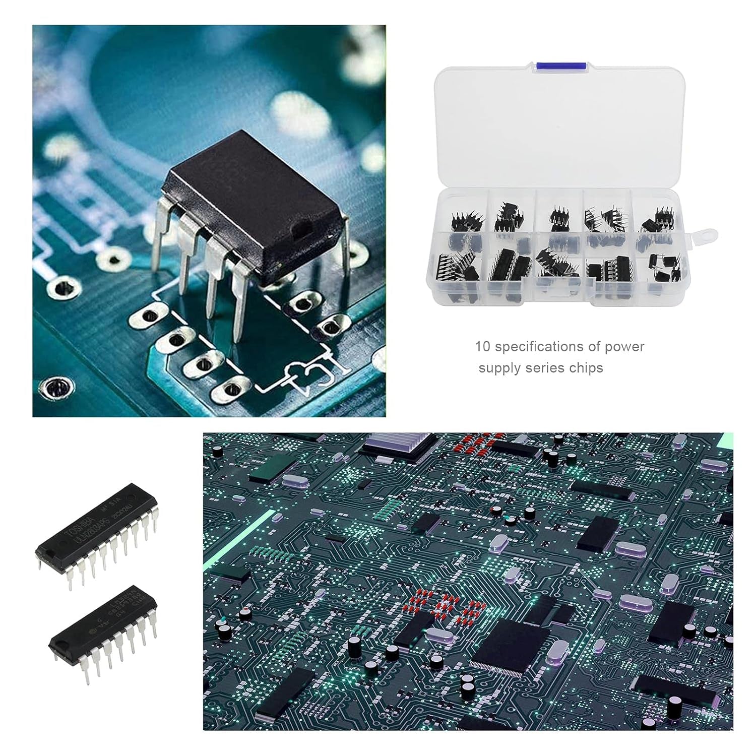50Pcs 10 Types Integrated Circuit Chip