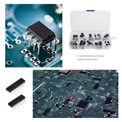 50Pcs 10 Types Integrated Circuit Chip