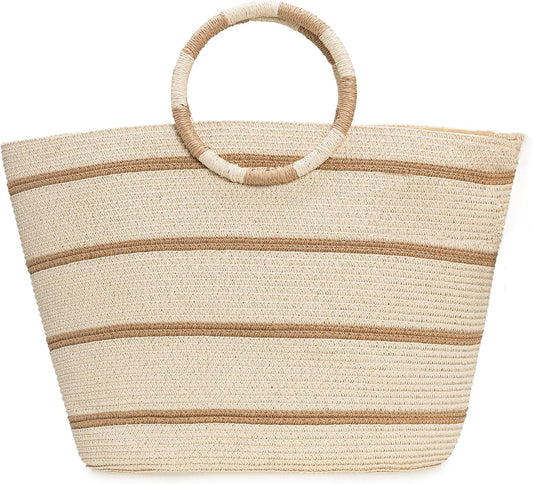 Beach Bags for Women Straw Tote Bag
