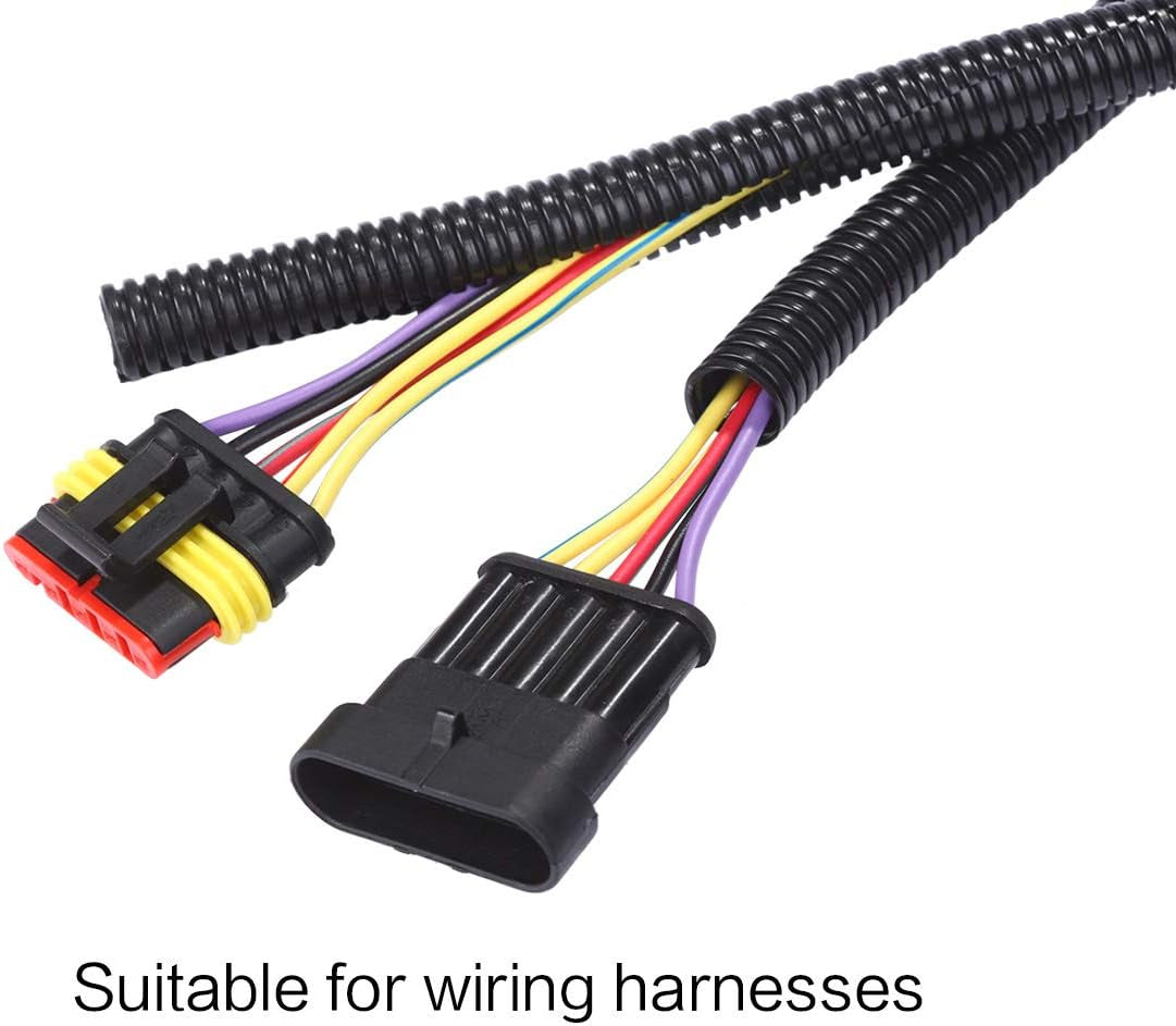 25Ft - 1/4 Inch Split Wire Loom Tubing