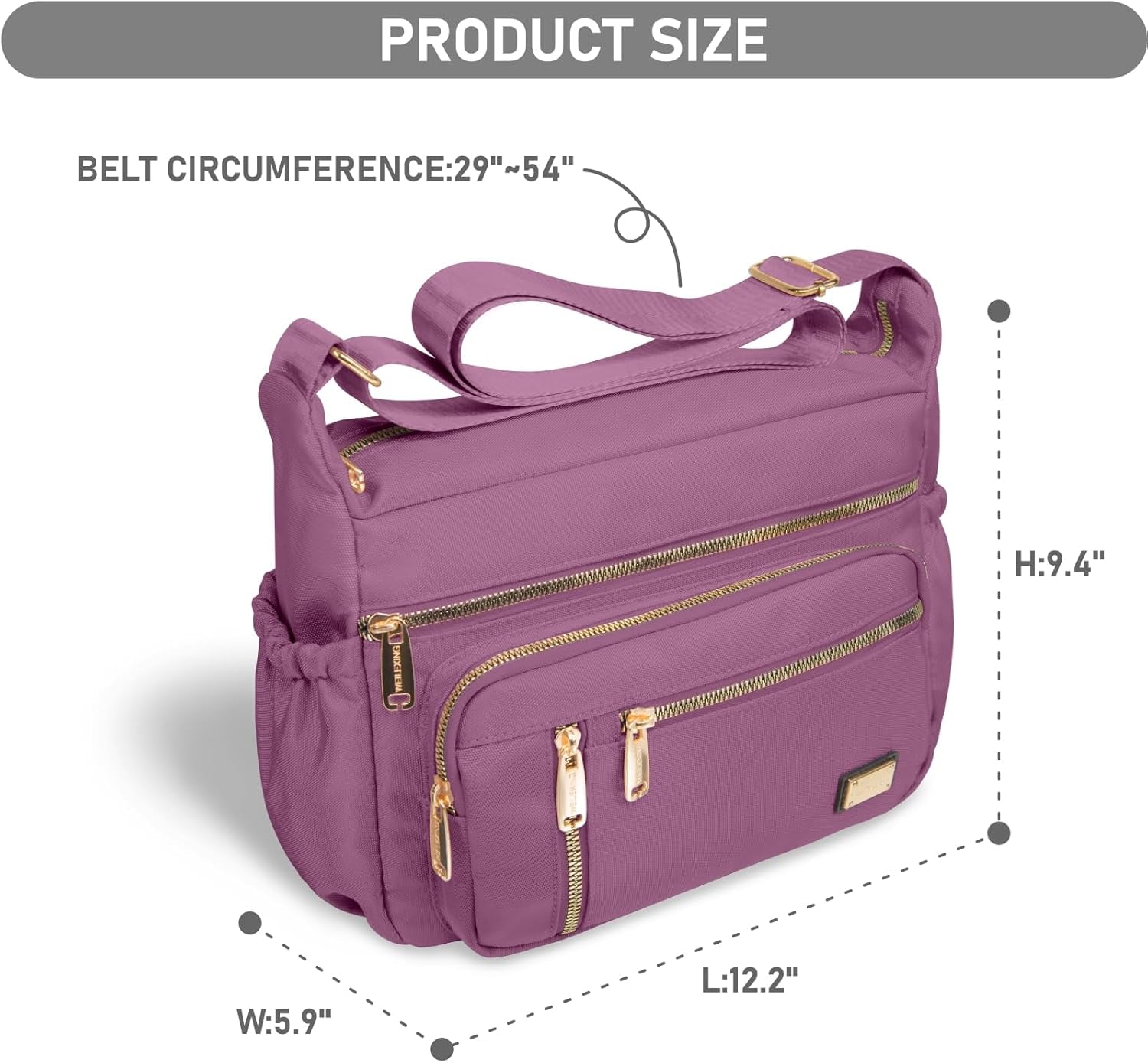 Crossbody Bag for Women, Shoulder Purse 
