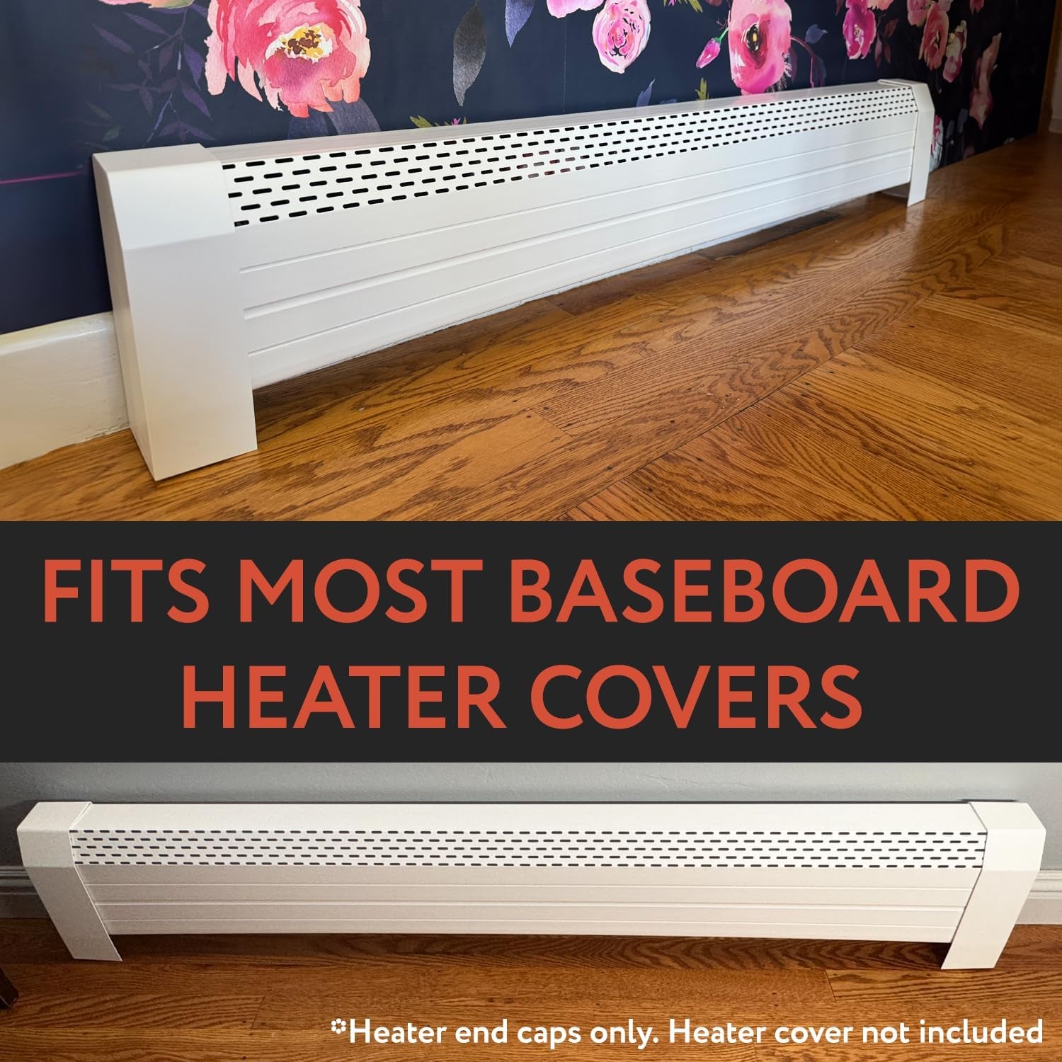 [2 Pack] End Caps for Baseboard Heater