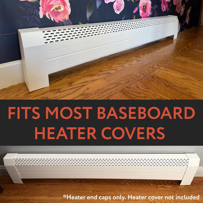 [2 Pack] End Caps for Baseboard Heater