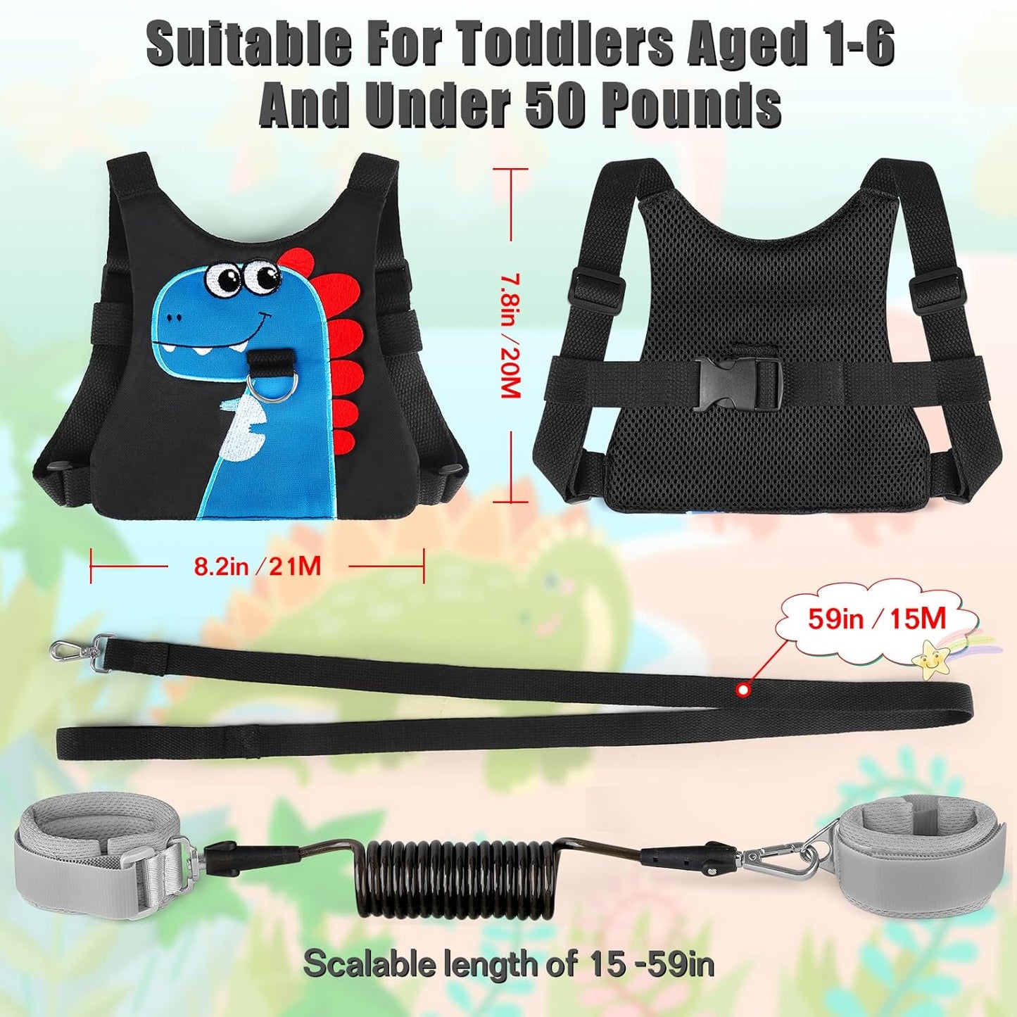 Toddler Leash-Baby Walking Safty Harness