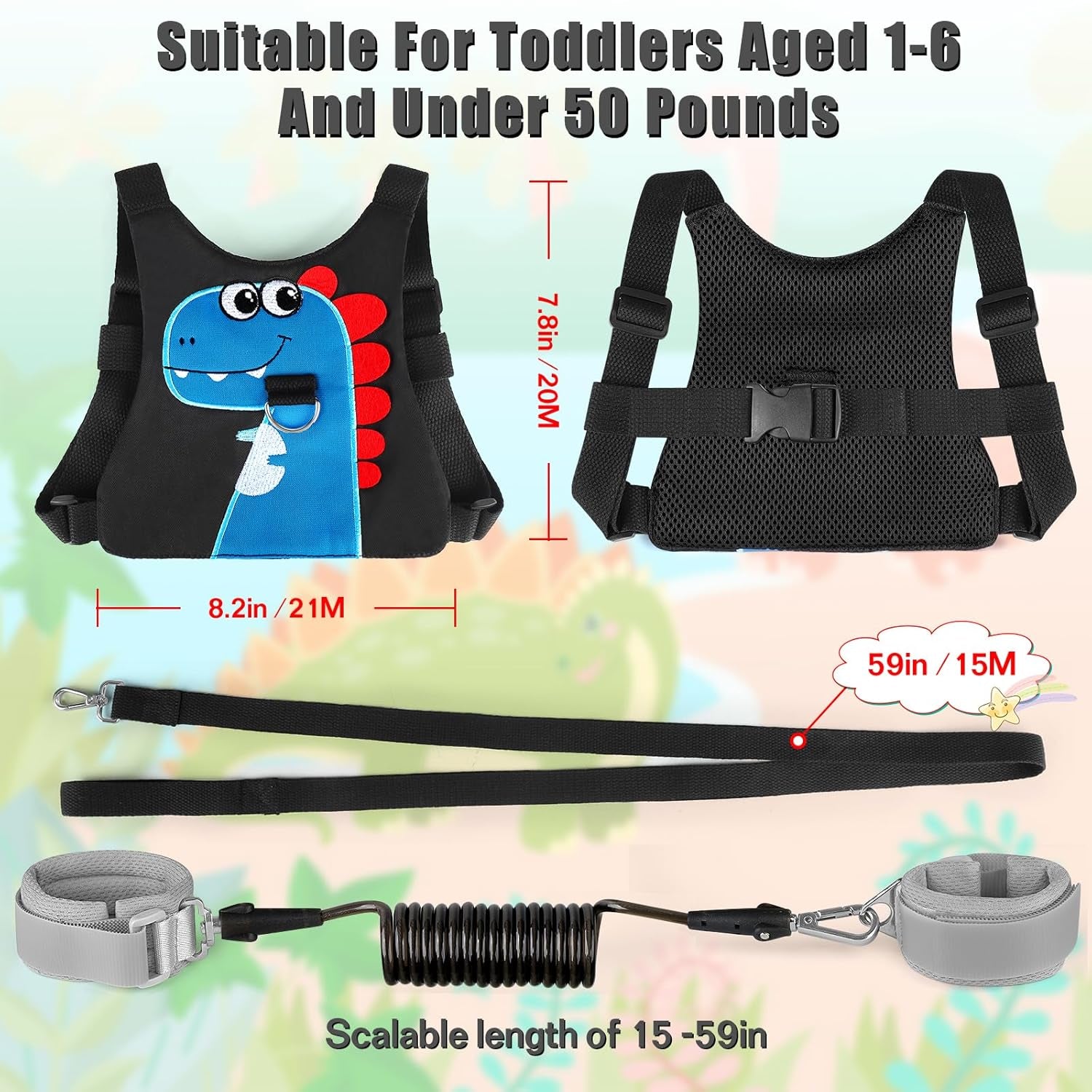 Toddler Leash-Baby Walking Safty Harness
