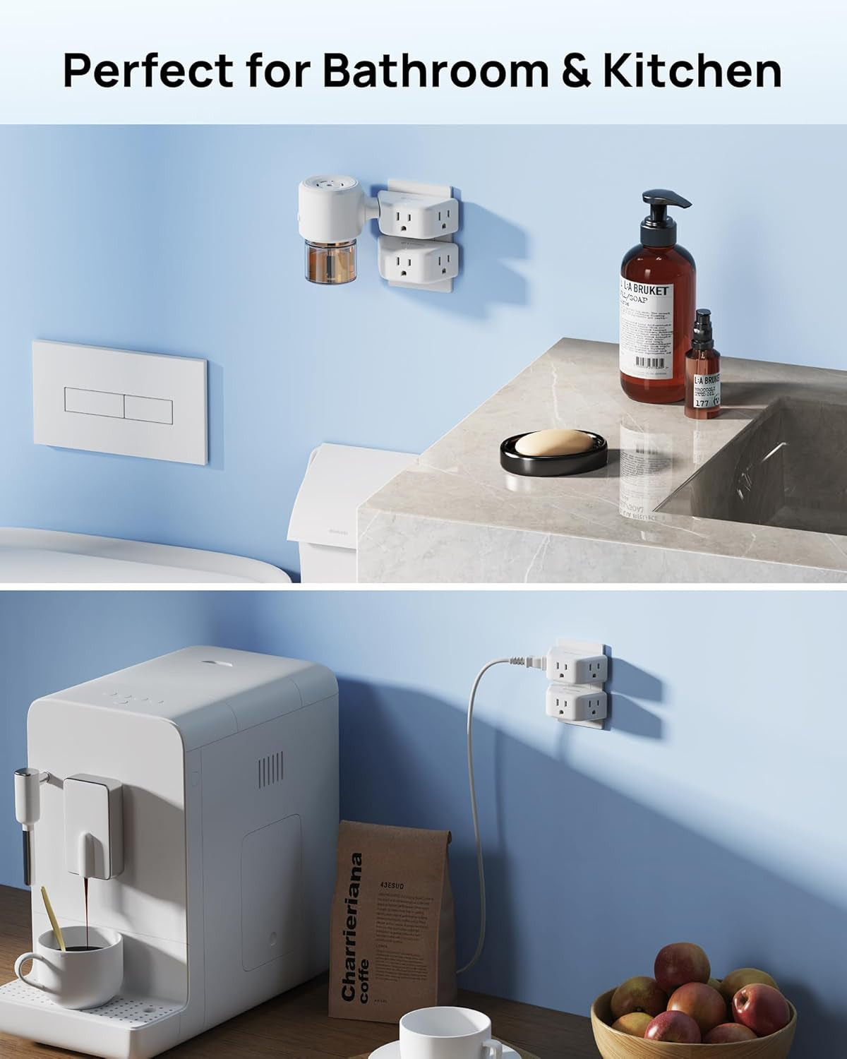 Multi Plug Outlet Extender 2 Pack 