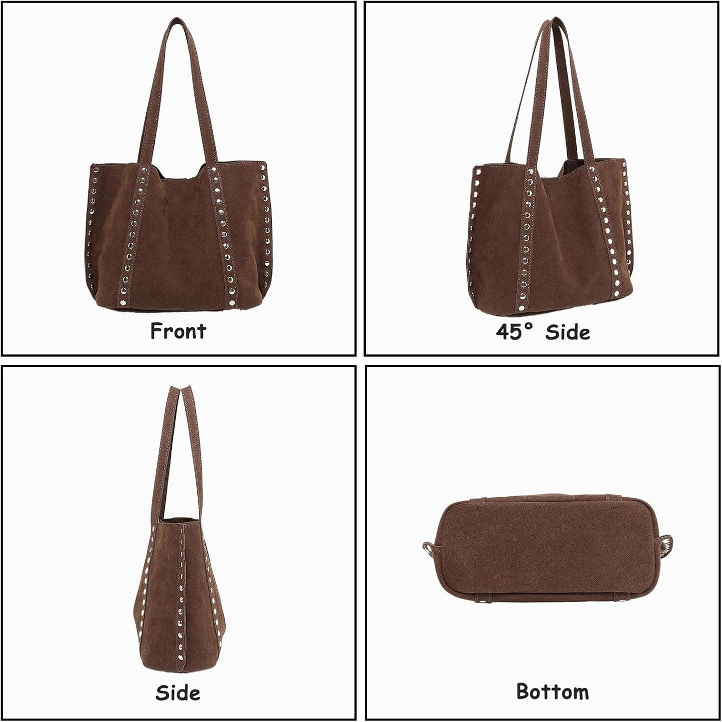 Suede Bag Mini Trendy Faux Suede 