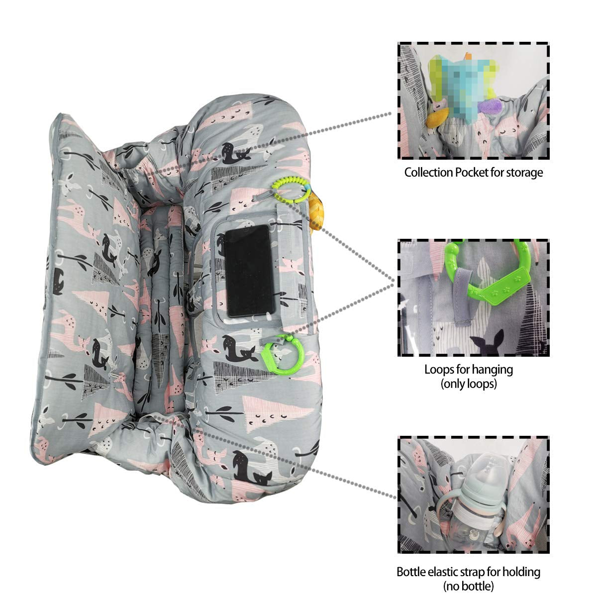 Shopping Cart Cover, 2-In-1 Cart Cover 