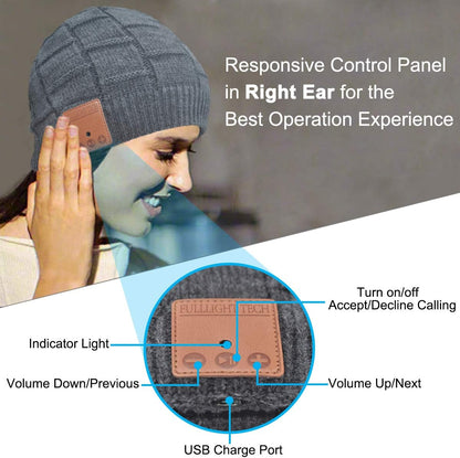 Bluetooth Beanie Hat Headphones Unique