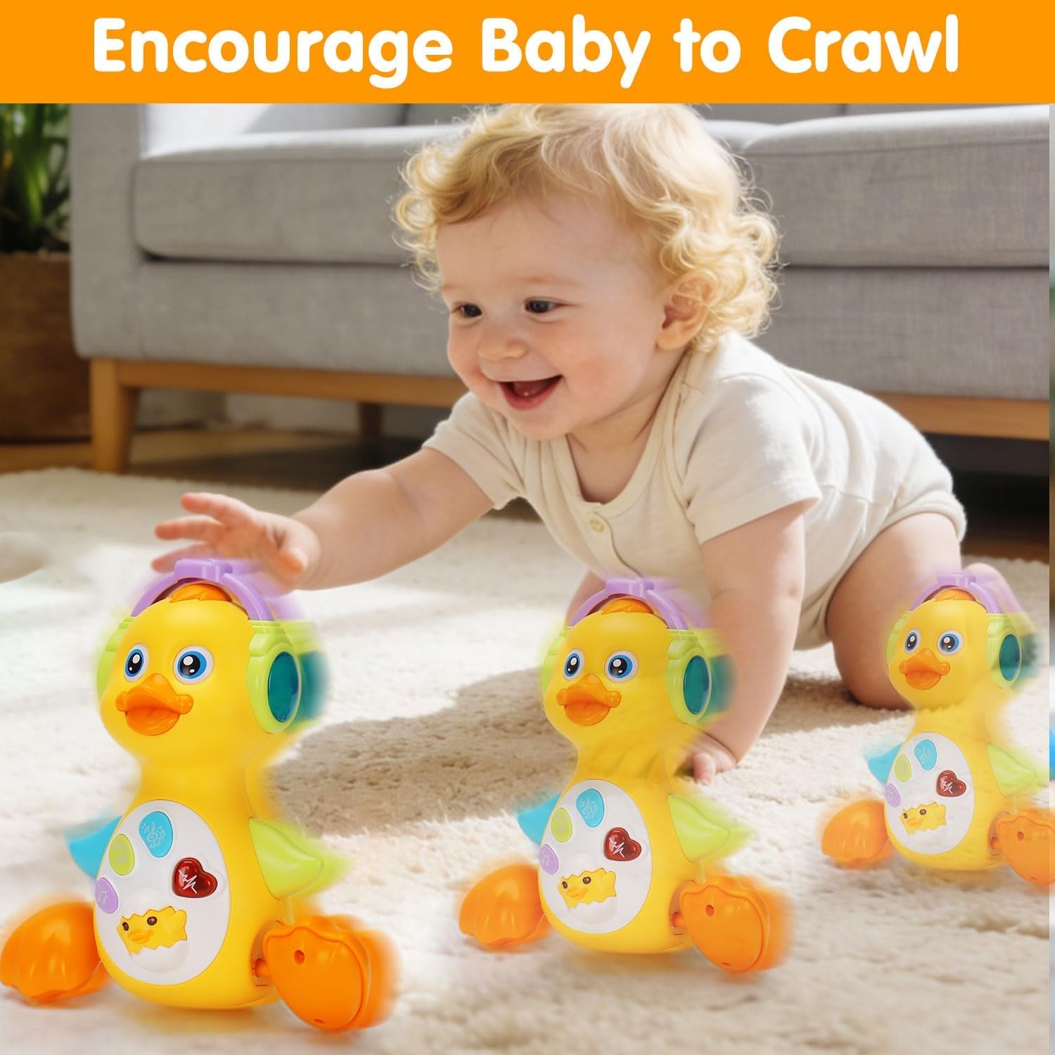 Baby Musical Light up Duck Toy Baby Toys