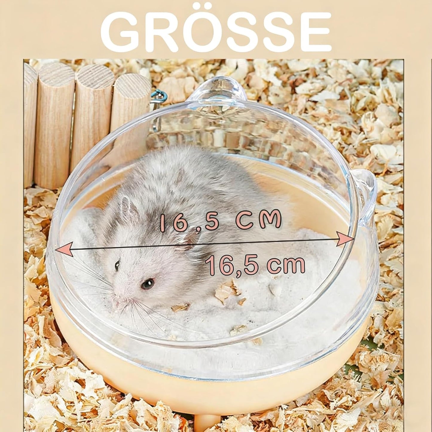 Hamster Sand Bath Container