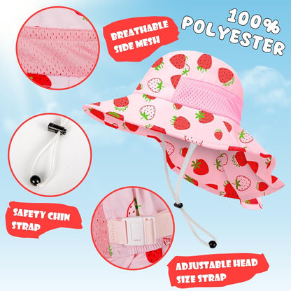 Toddler Baby Sun Hat Kids Summer Beach 