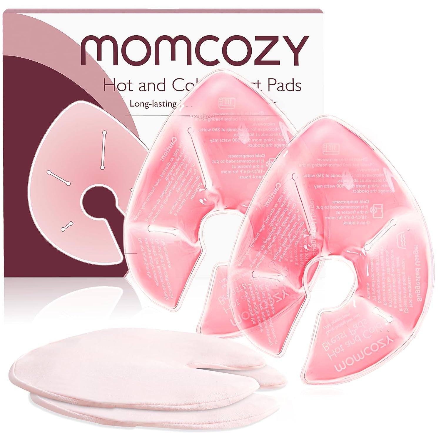 Larger Breast Therapy Packs Hot and Cold