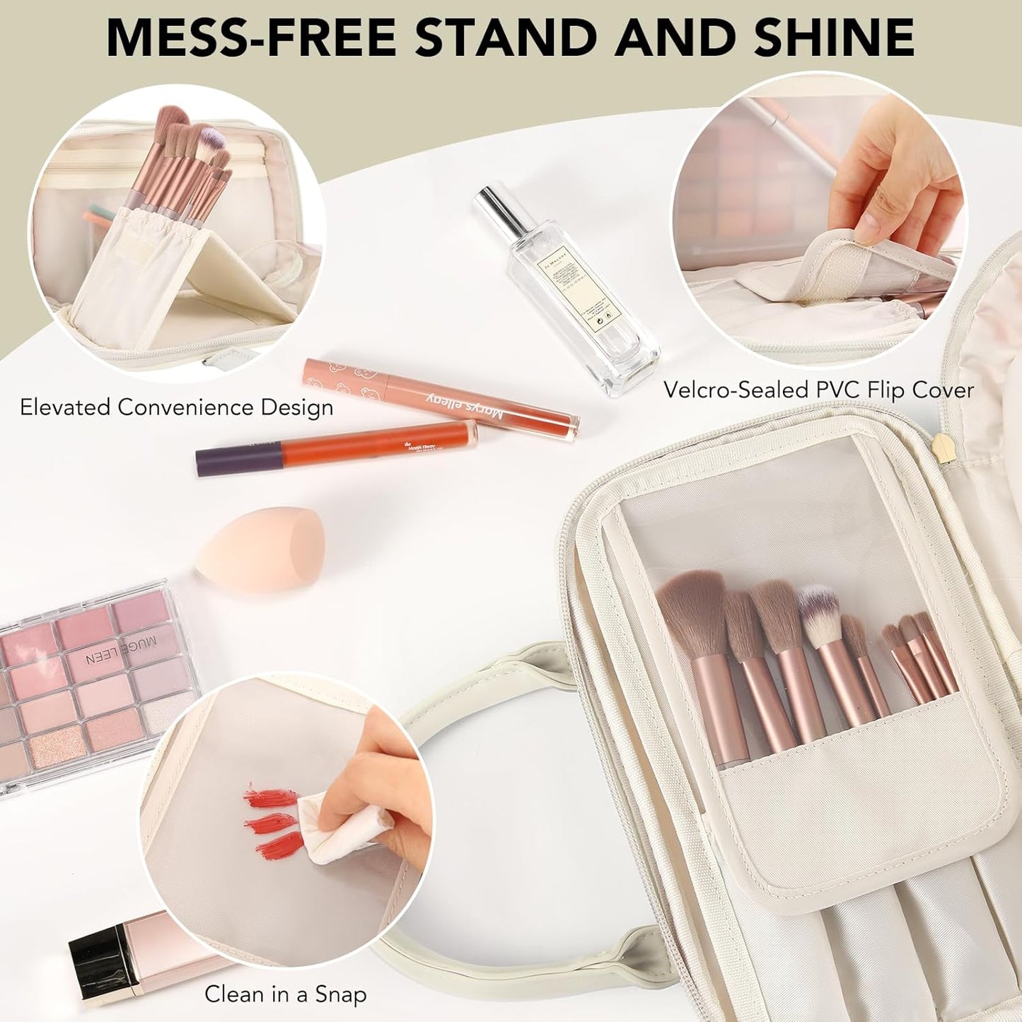 Travel Makeup Bag for Women Fashion 