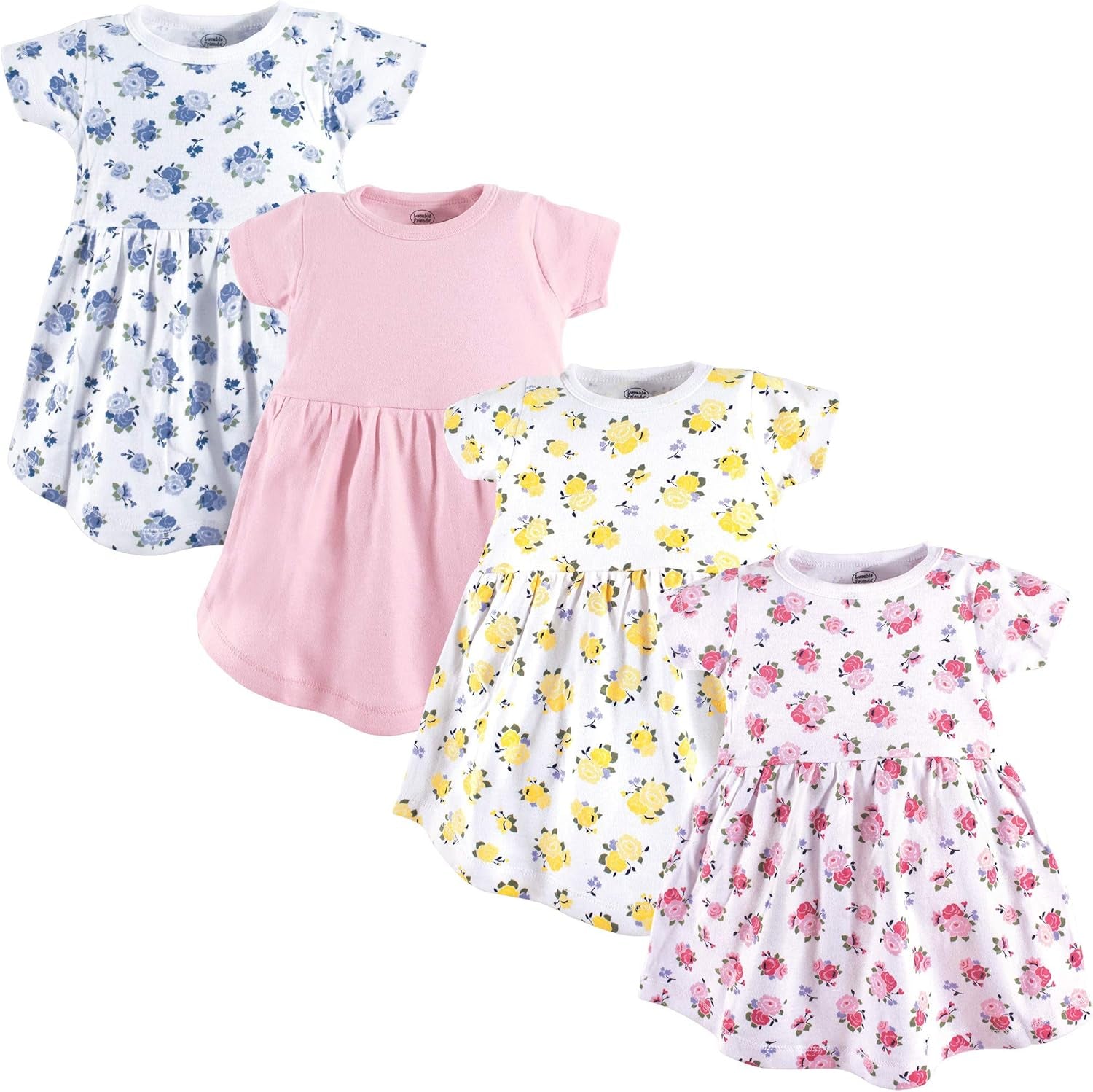 Baby Cotton Dress, 4 Pack.