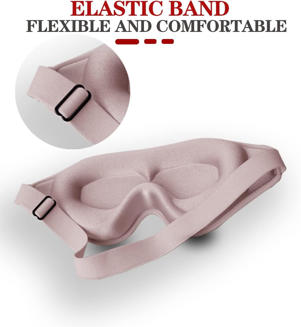 Sleep Mask, 3D Deep Contoured Eye Covers