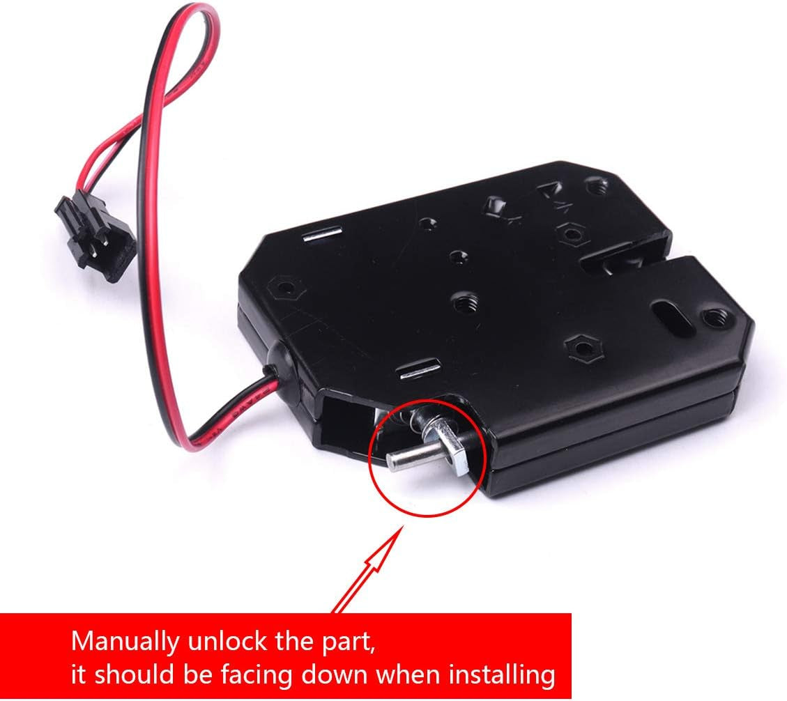 Electronic Lock,1Pcs DC 12V 2A Carbon 
