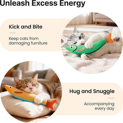 Cat Toys Saury Fish, 3 Pack, Catnip