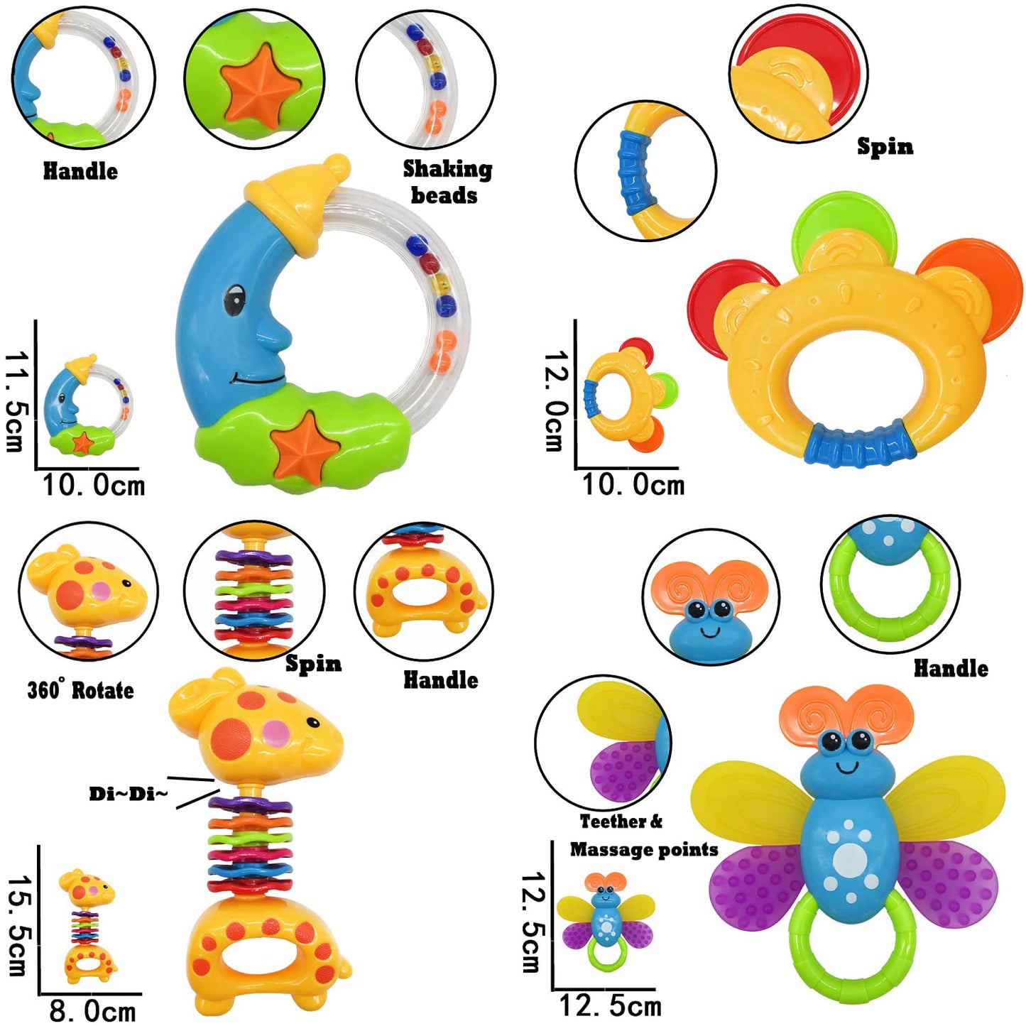 Baby Toys 0-6Months Infant Toys 0-3Month