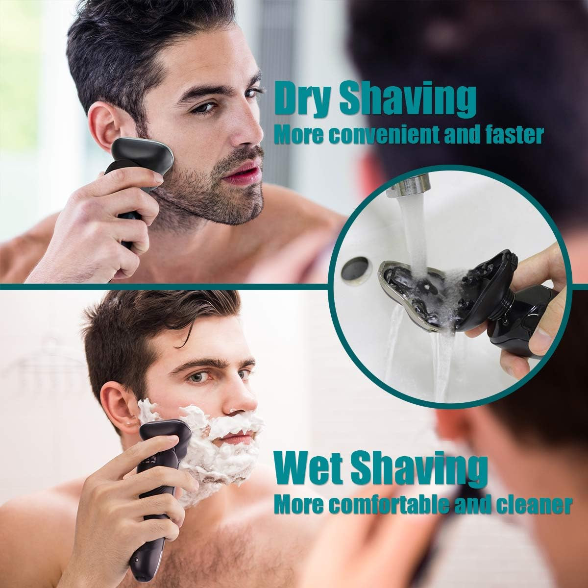 Electric Razor for Men - Rechargeable