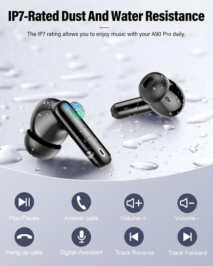 Wireless Earbuds,Bluetooth 5.4Headphones