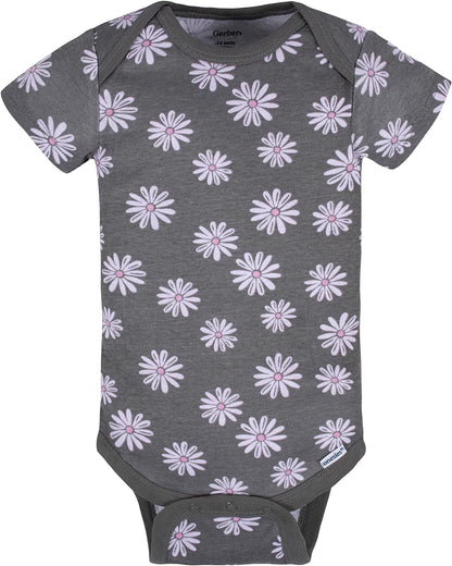 Baby Girls' 8-Pack Short Sleeve Onesies