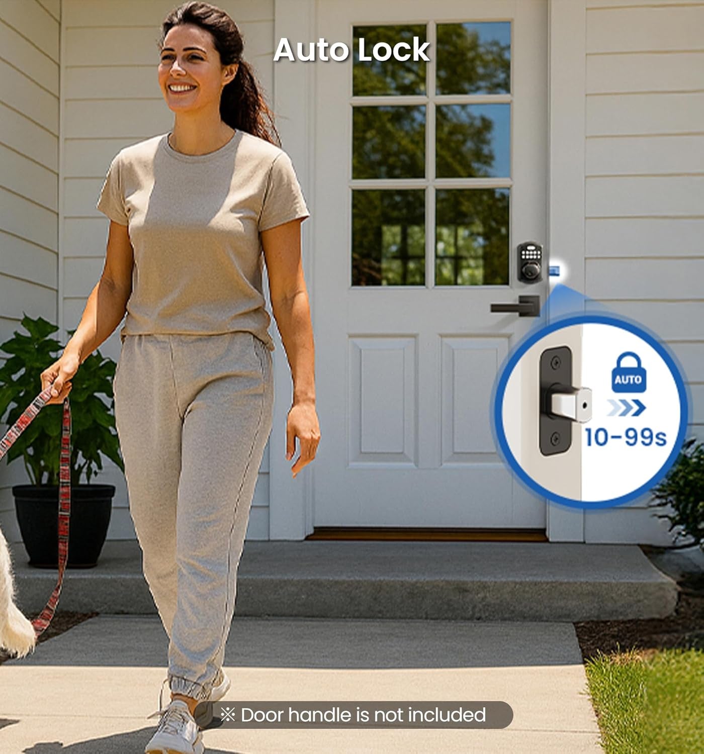 KS02A Fingerprint Keyless Entry Door Lock