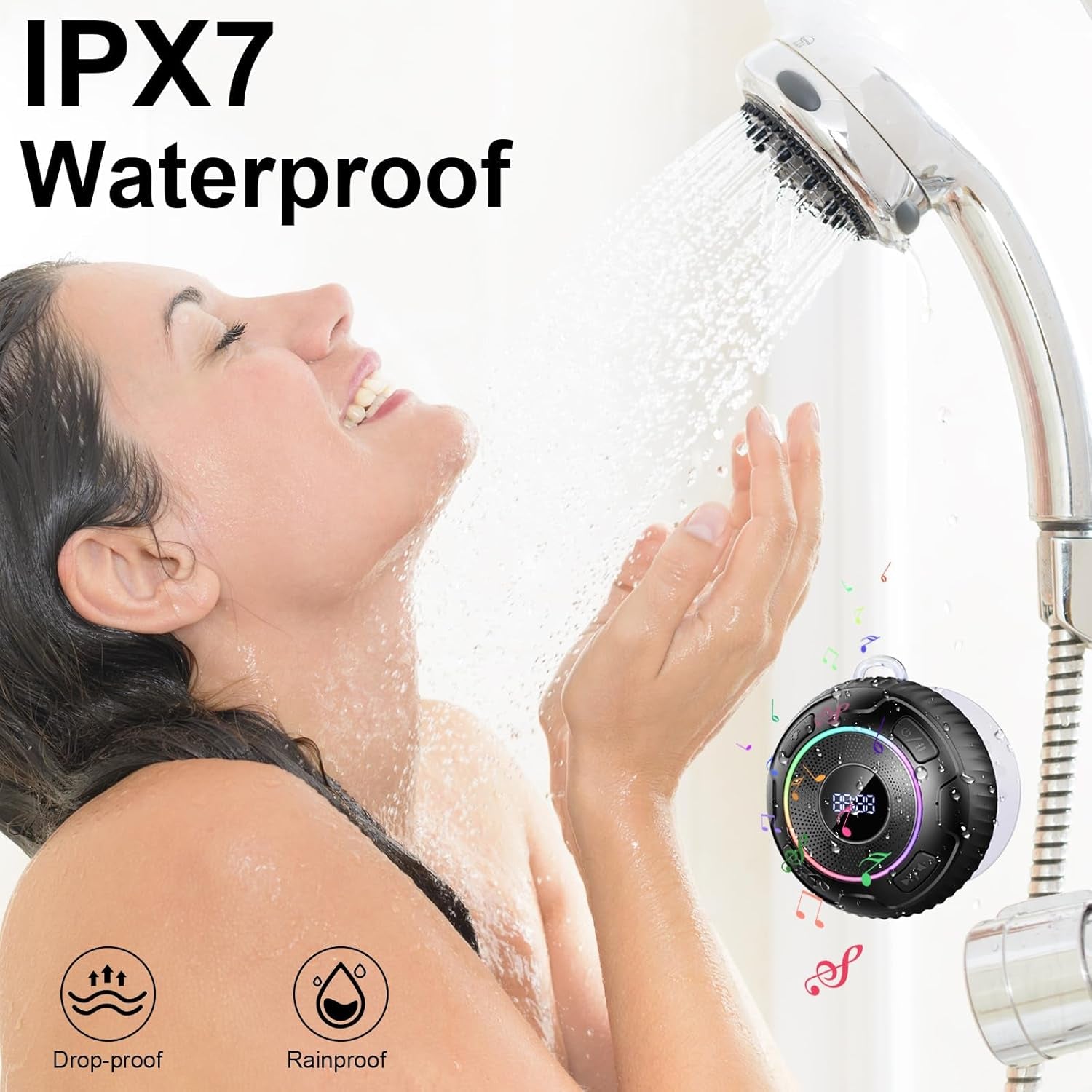 Bluetooth Shower Speaker, Bluetooth 