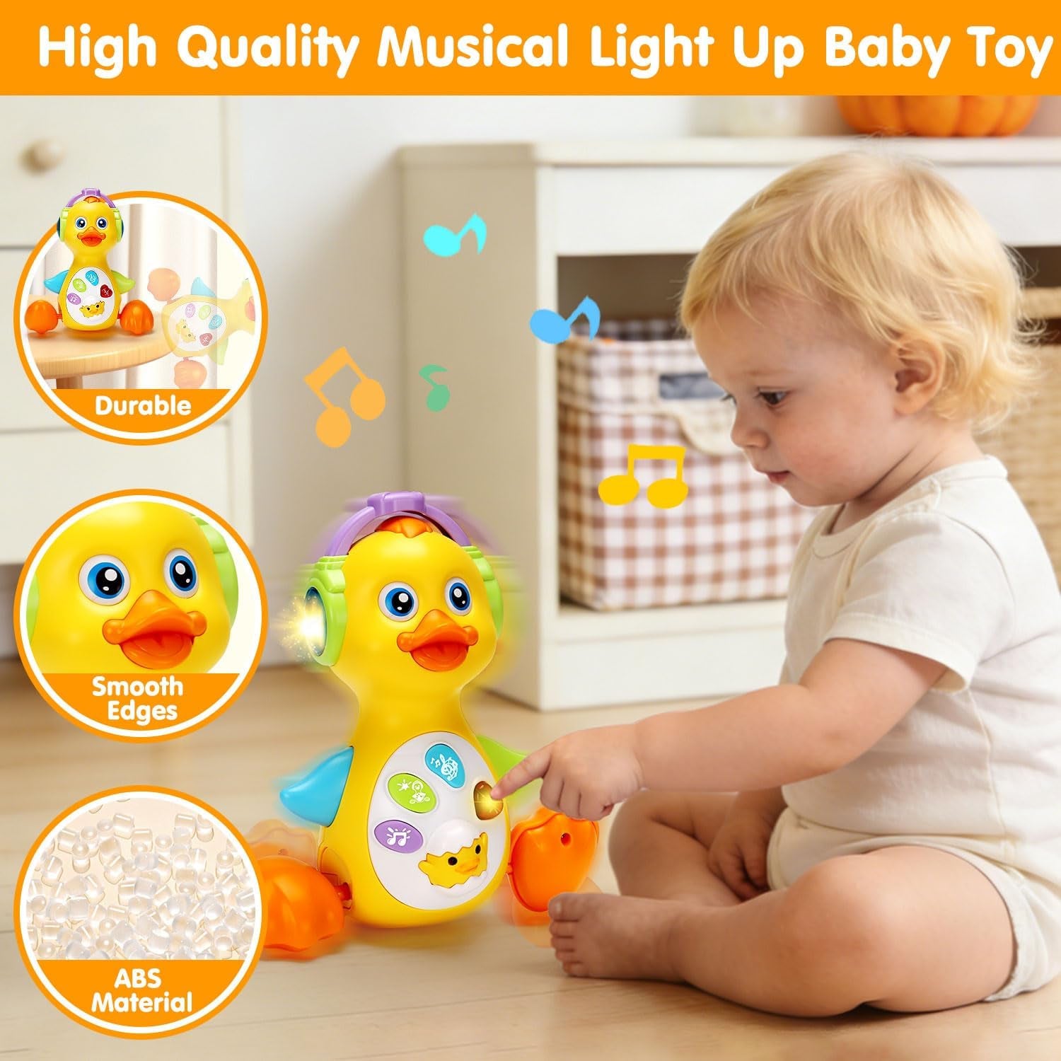 Baby Musical Light up Duck Toy Baby Toys