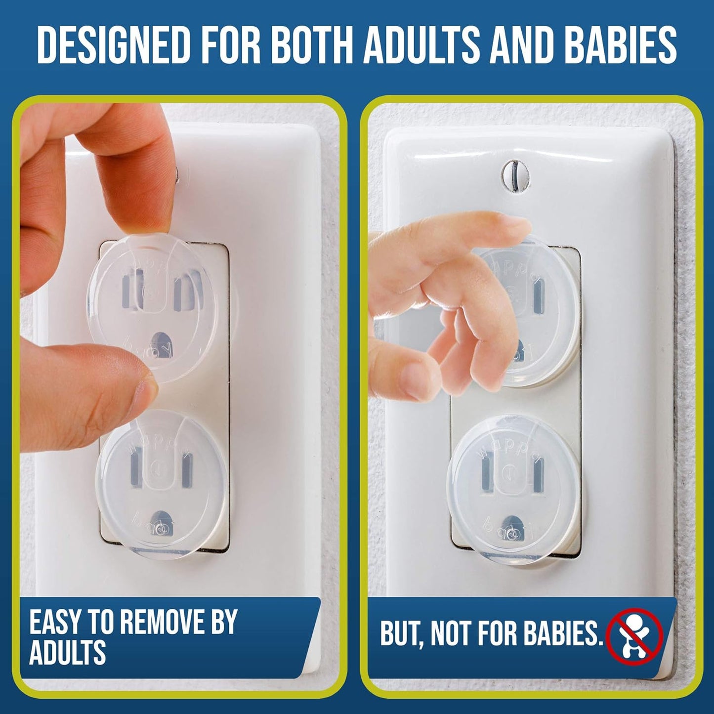 Clear Outlet Covers (50 Pack) Value Pack