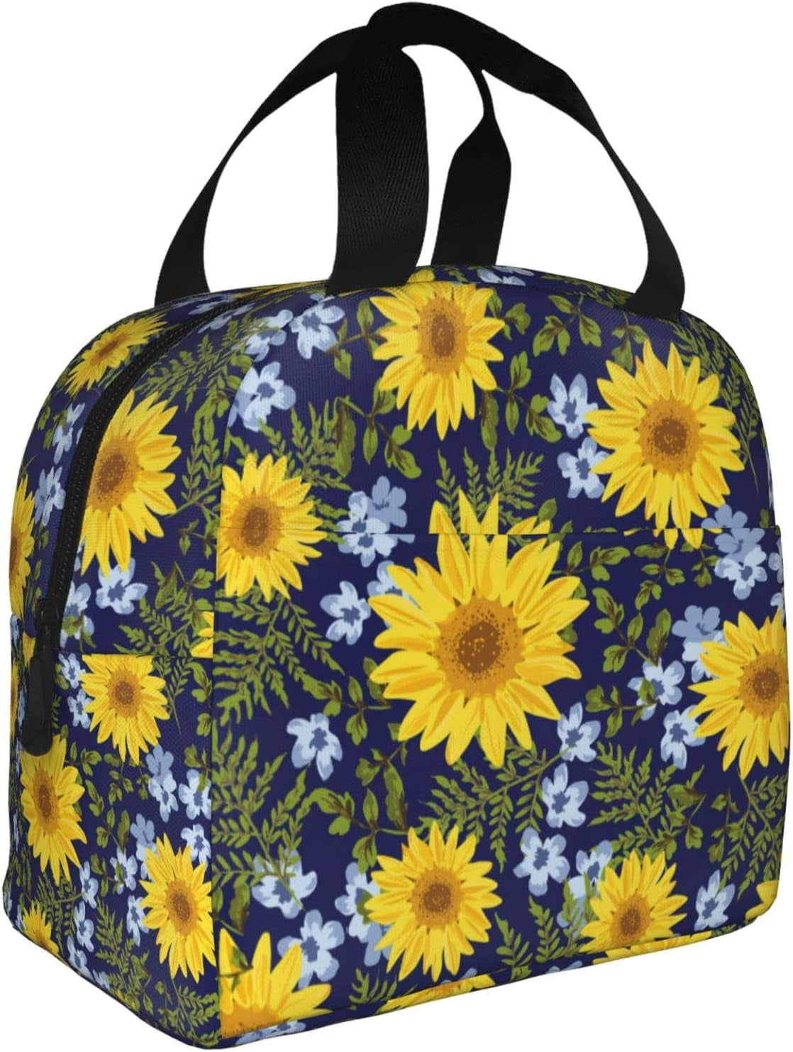 Sunflower Navy Foliage Trendy Insulated