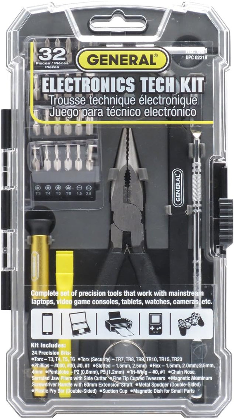 661 Electronics Tech Repair Kit 32 Piece